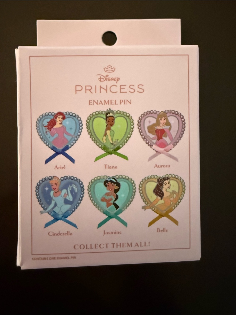 Disney Princess Enamel Pin Pack โ Mystery Reveal- 1 Pin *NIB